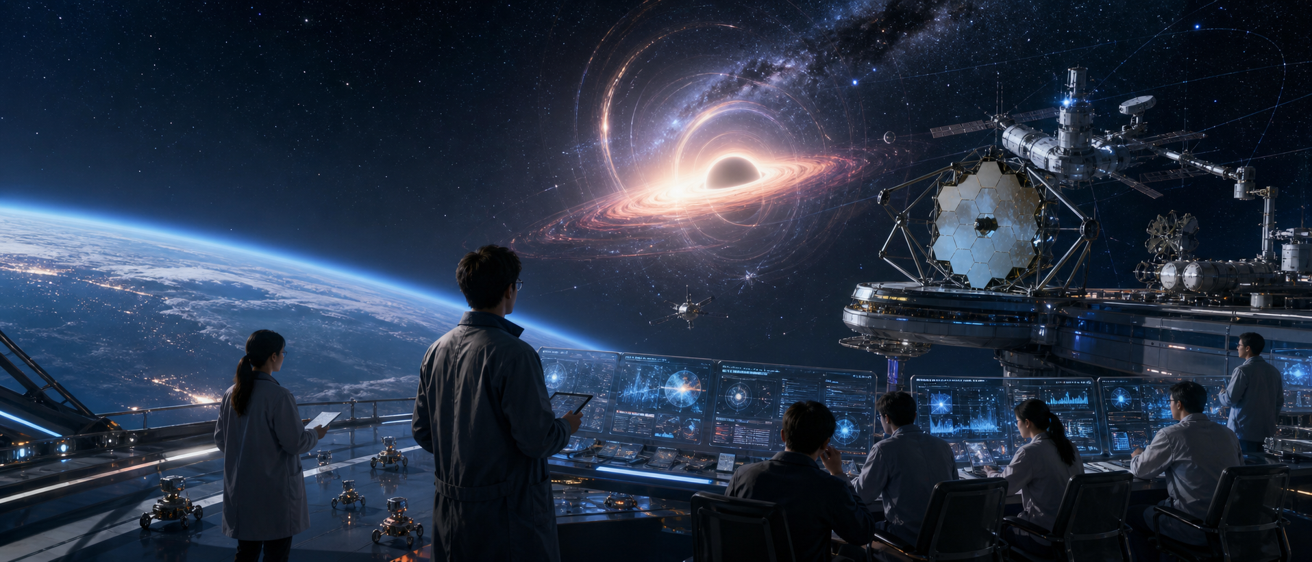 航天任务指挥与深空研究场景