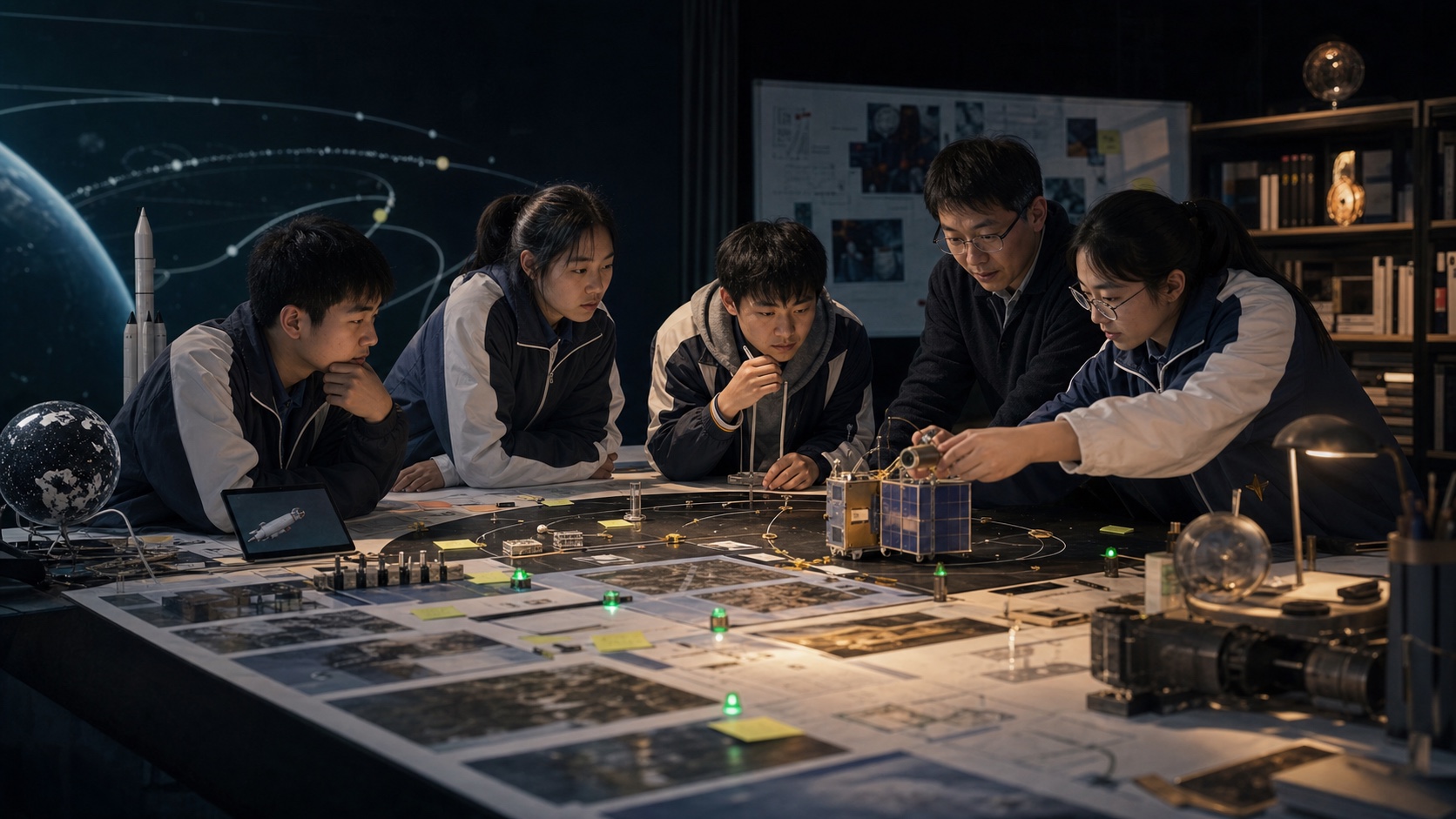 学生使用记录、公开数据和模型重建任务并准备答辩